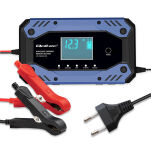 Qoltec Inteligentna ładowarka do  akumulatora STD AGM GEL LiFePO4 |  Prostownik z funkcją naprawy |12-24V |10A |  LCD | 9 - stopniowe ładowanie - 3