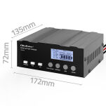 Qoltec Inteligentna mikroprocesorowa ładowarka 12V | 12.6V | 24V | Prostownik z funkcją naprawy do AGM GEL | LCD - 2