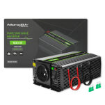 Qoltec Przetwornica napięcia Monolith | 300W | 600W | 12V na 230V | Czysty Sinus - 2