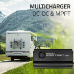 Qoltec Automatyczna Ładowarka DC-DC 12V z regulatorem MPPT | 25A | LiFePO4 AGM GEL STD - 9