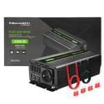 Qoltec Przetwornica napięcia Monolith | 1000W | 2000W | 12V na 230V | Czysty Sinus - 7