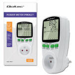 Qoltec Watomierz Licznik zużycia energii PM0627 z historią pomiaru| 3680W | 16A | LCD - 2